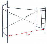 Леса строительные рамные ЛСПР-40, секция 3м